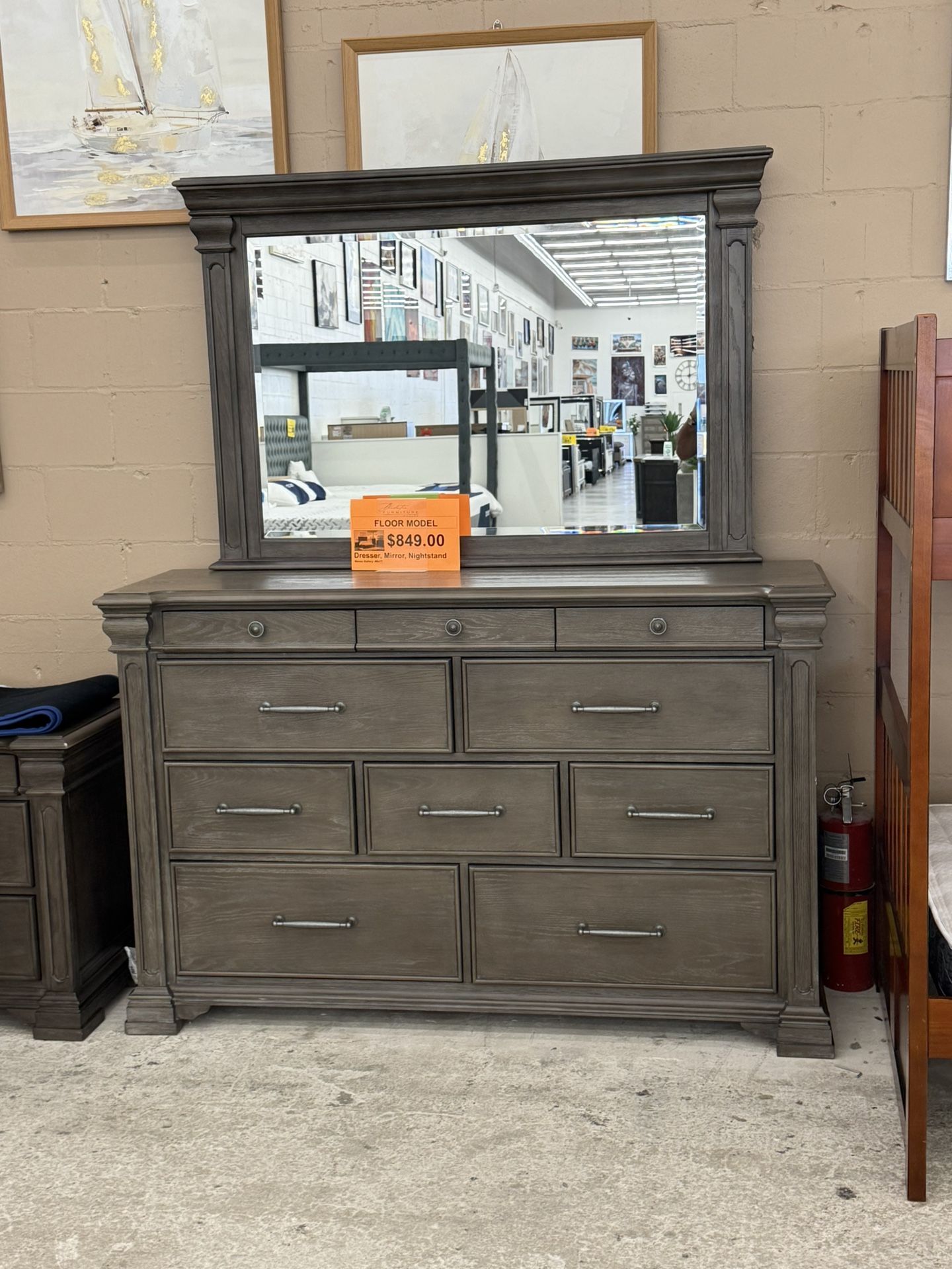 Authentic Solid Wood Dresser