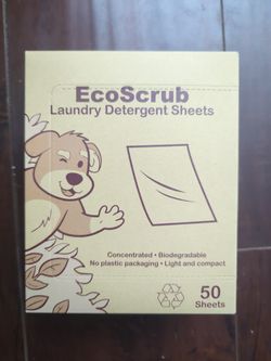 Eco Scrub Laundry Detergent Sheets