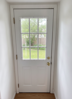 15-Lite Steel Exterior Entry Door � Approx. 32� x 80�