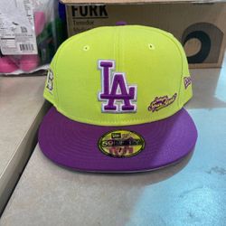 New Era Los Angeles Dodgers Big League Chew 59FIFTY Hat Cap 7 3/4