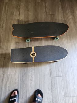 2 Skate Boards 1 Tony Alva And a 34 Pro Filipe Toledo #77