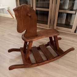 Wooden Rocking Horse
