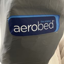 Aerobed Comfort Lock Laminated Inflatable Queen Air Mattress. Open bag but never used.