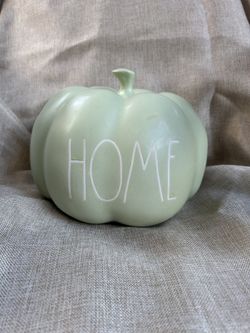 🎃 Rae Dunn “HOME” Ceramic Pumpkin – 7” x 8” – $10 (Hollywood, FL)