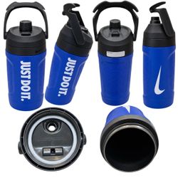 Nike “Just Do It” Insulated Water Jug – Blue/Black