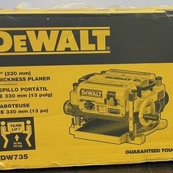 DeWALT DW735 13" Three Knife Two-Speed Thickness Planer NEW!