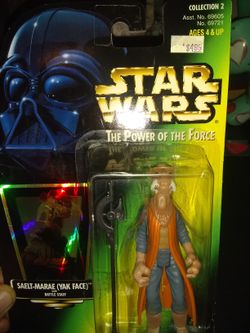 Brand New Kenner Star Wars The Power of the Force Saelt-Marae Yak Face Action Figure