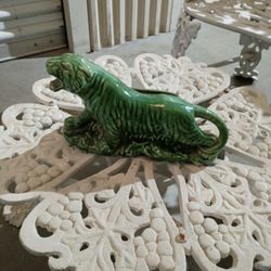 Antique Ceramic Tiger