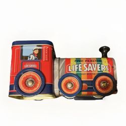 Vintage Nabisco Life Savers Train Shaped Tin 1997