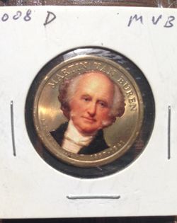 2008D Martin Van Buren, one dollar Coin US  coin