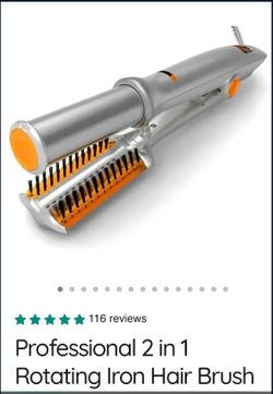 Rotating Iron Hair Brush 