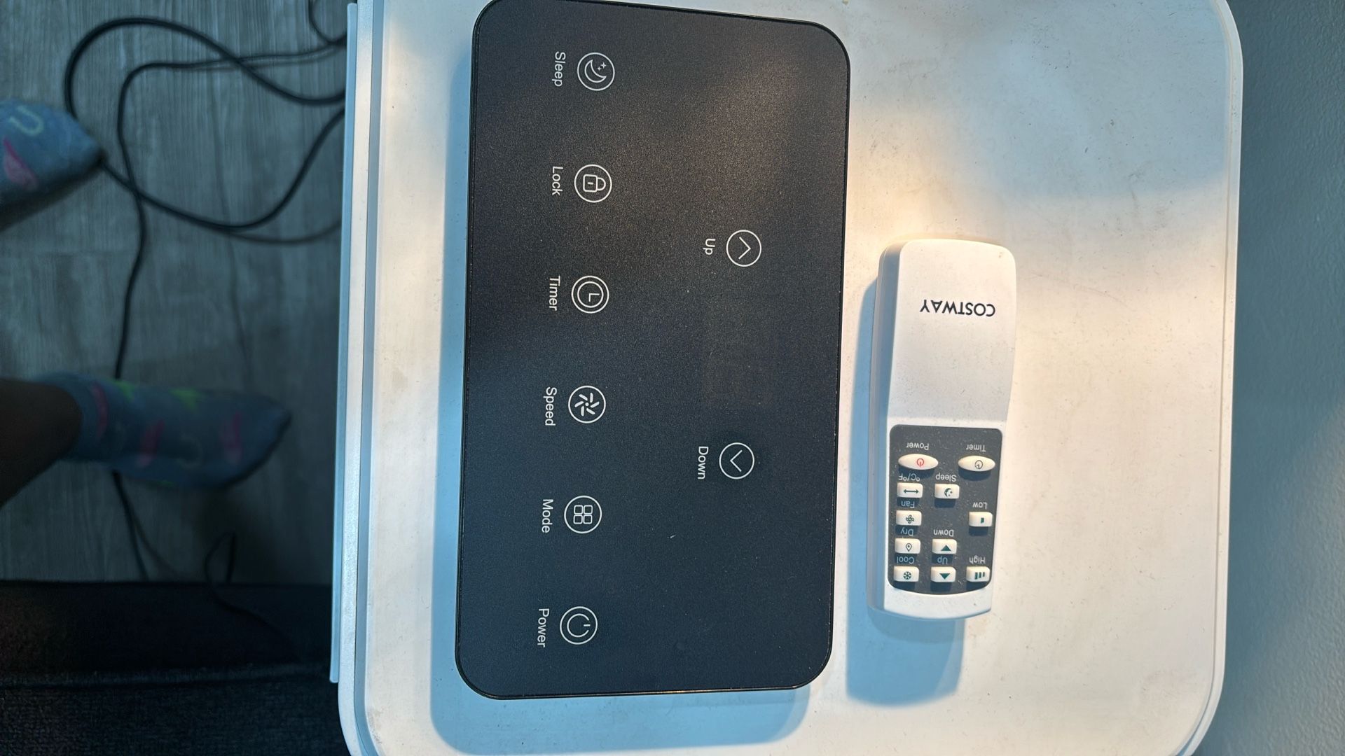 COSTWAY portable AC with hose and window attachment