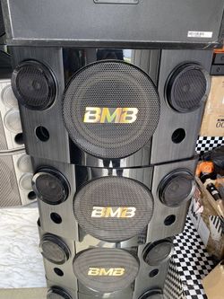 BMB CSE-308 400W 8″ 3-Way Professional Karaoke Speakers