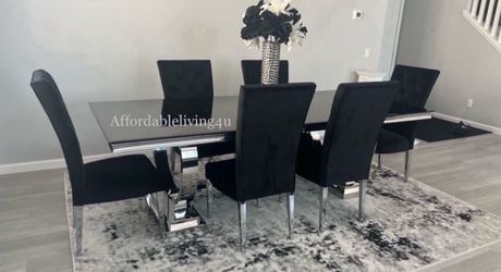 7 Pc Dining Table Set
