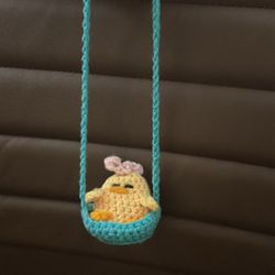 Handmade Crochet Car Hanging 