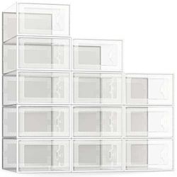 Clear Shoe Boxes 