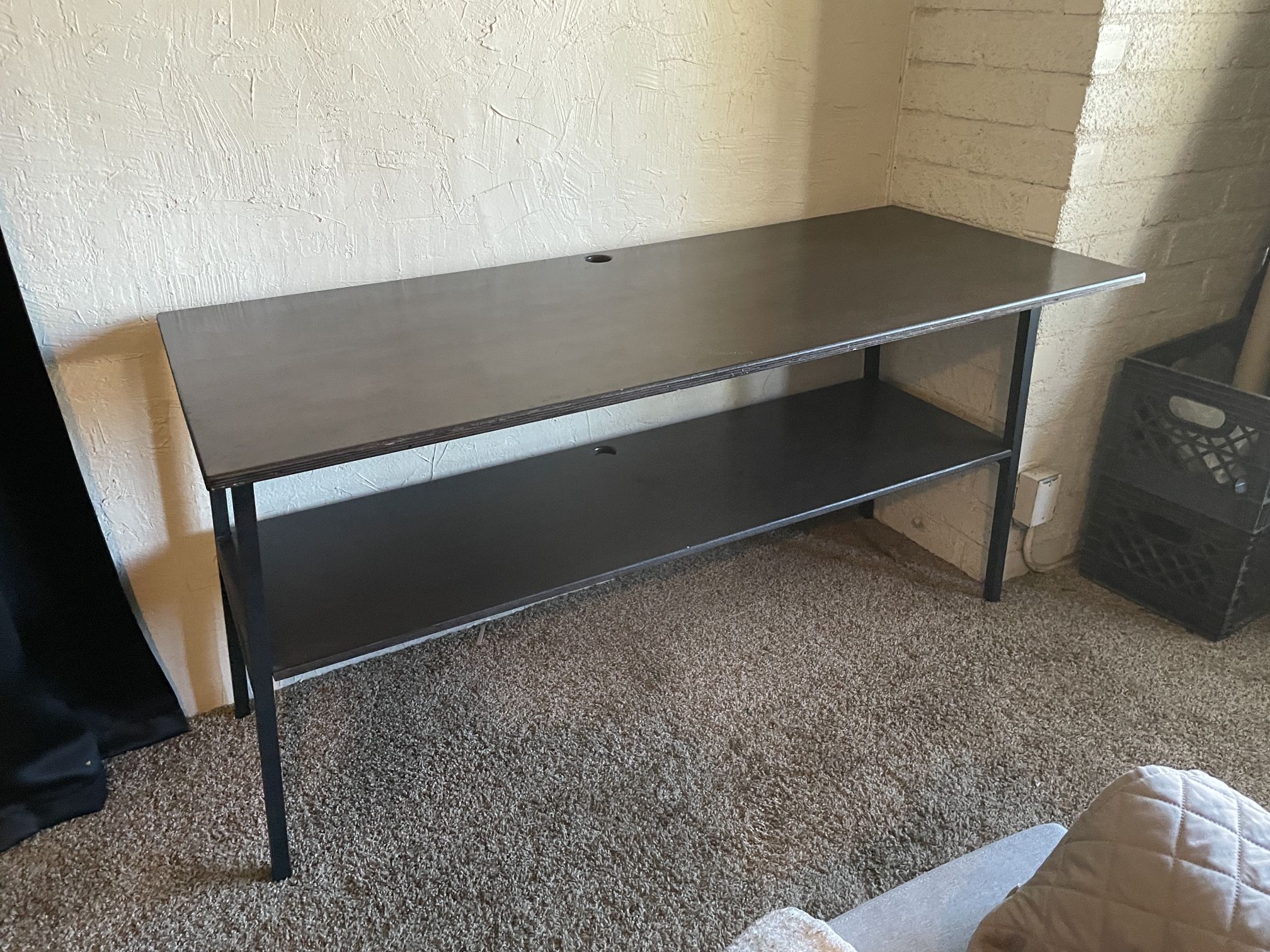 Desk With Shelf Underneath
