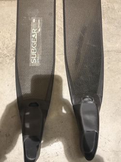 Carbon Freediving Fins Size 8-9