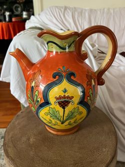 Ceramic pitcher