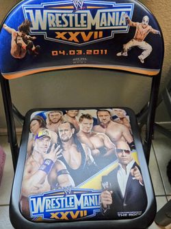 WWE Wrestlemania 27 Commemorative Ringside Chair