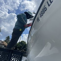 Boat Detailing Gelcoat Repair 