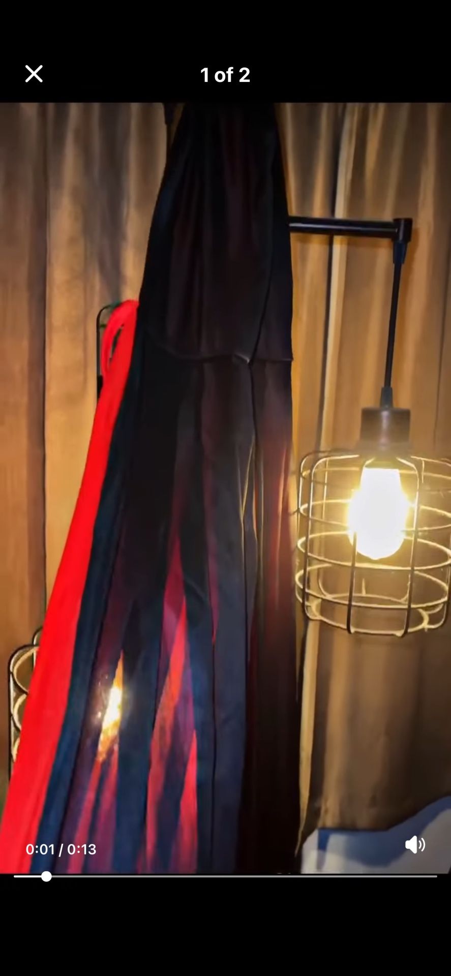 Long Halloween Reversible Cape New Firm Price