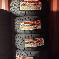 SET OF FOUR NEW TIRES 205/50/16 ARROYO GRANDSPORT A/S INCLUDING MOUNT AND BALANCE, ASK ME FOR SIZES AND BRANDS 