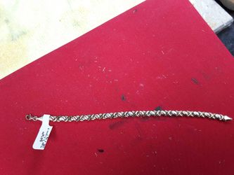 Bracelet - Tricolor Gold 10k (.417) 4.5 grams 6 inch