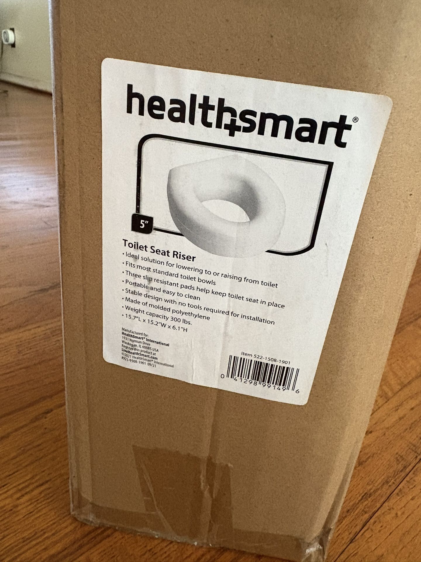 Rehabilitation KIT- Unused Raised TOILET SEAT & Wrist/ Ankle Weights