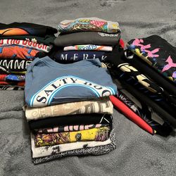 Graphic Tees In Various Sizes (few Vintage)