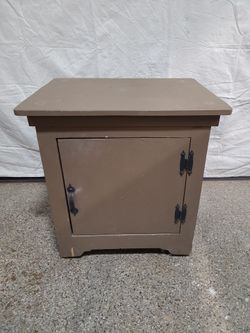Solid Wood Storage cabinet on wheels