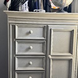 Grey Wood Dresser