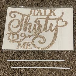New 30th birthday decorations
