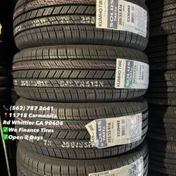 205/55/16 Kumho All Season Set of Tires Installed and Balanced Set de Llantas Nuevas Instaladas y Balanceadas