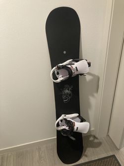 Ride Saturday 150 Snowboard + Burton Lexa X Bindings Bundle – Almost New Condition