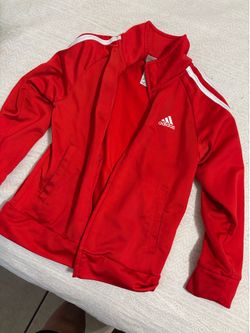 Toddler Boys red Adidas zip up