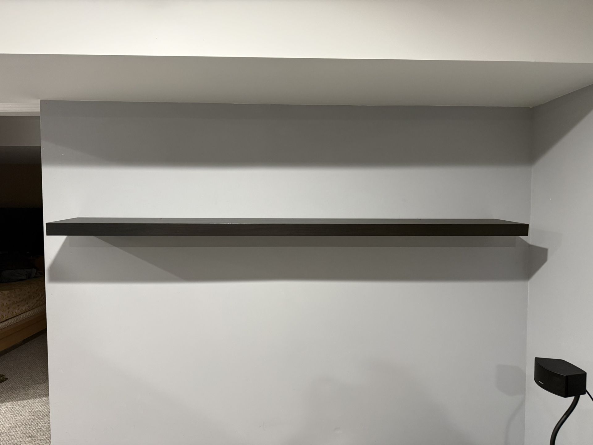 LACK Wall Floating shelf, black-brown