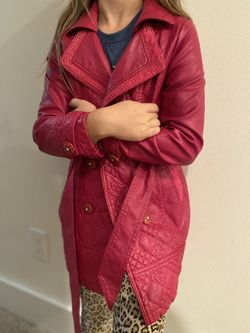 Leather coat for a 6-7 yo girl