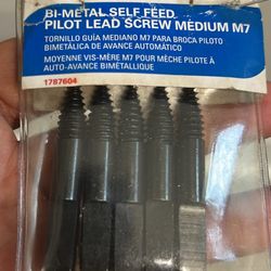 BI-METAL SELF FÉED PILOT LEAD SCREW MÉDIUM M7