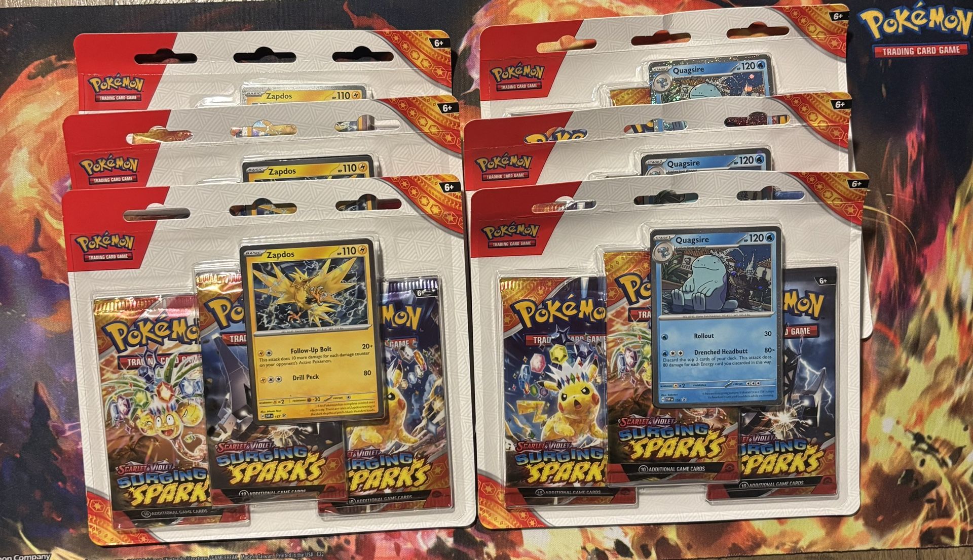 Pokemon surging Sparks Blister Packs