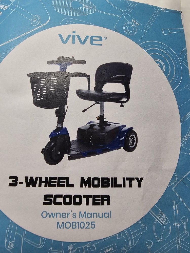 Vice 3 Wheel Mobility Scooter