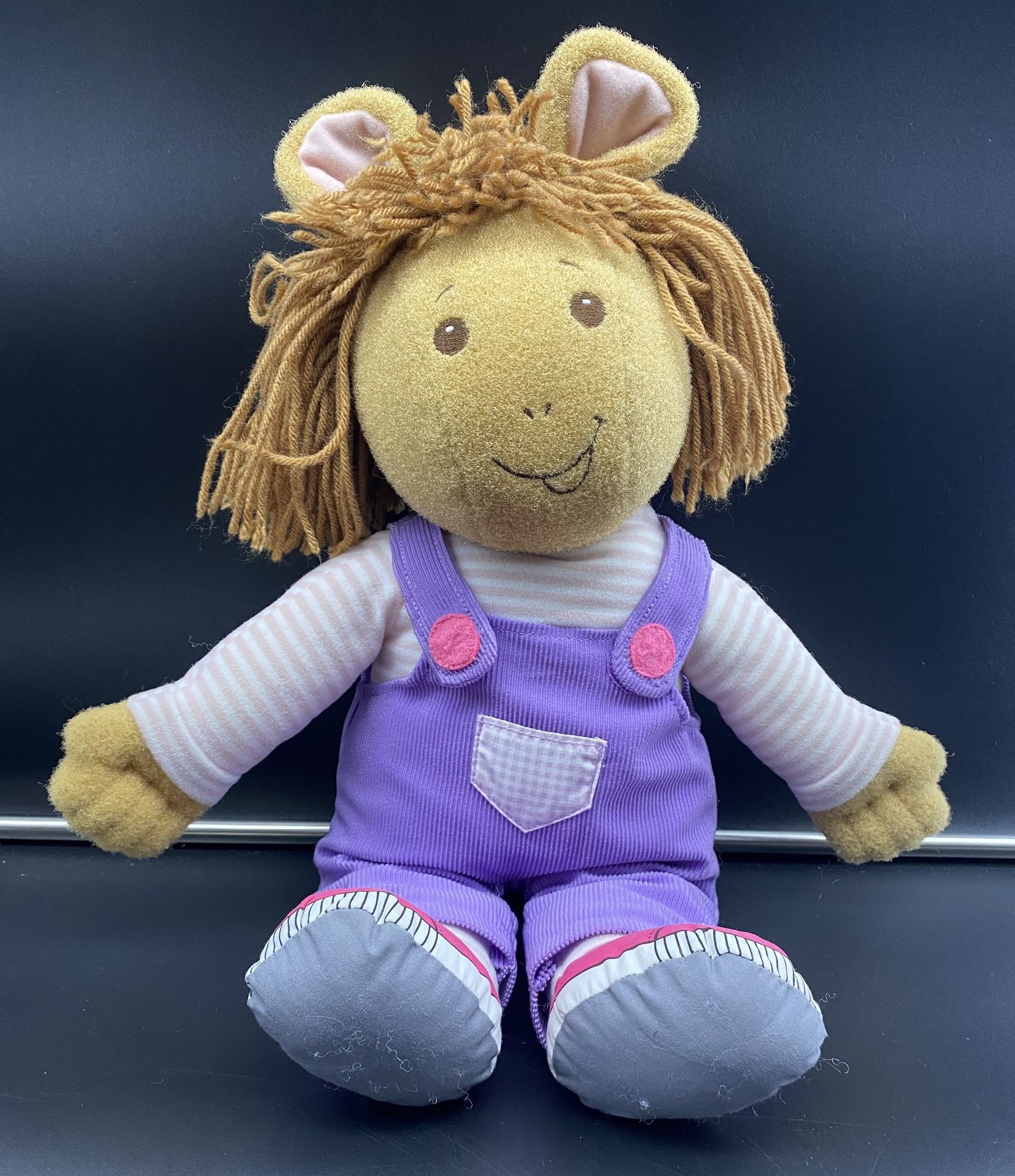 1998 Hasbro Playskool PBS Kids Arthur - Talking 18" DW Plush - Works!