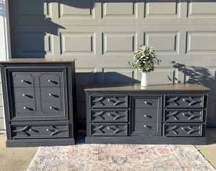 Bassett Bedroom Furniture Dresser Set 