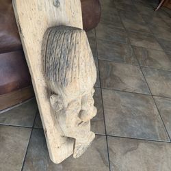 Teak Old Wood Statues 