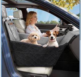 Elevated Dog Booster Car Seat for Small & Medium Breeds Up to 35lbs