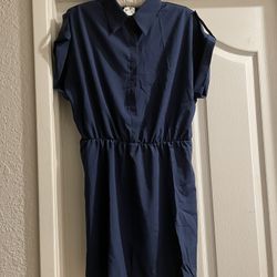 Navy Blue Dress