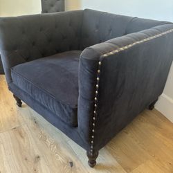 Z Gallerie Black Chair 