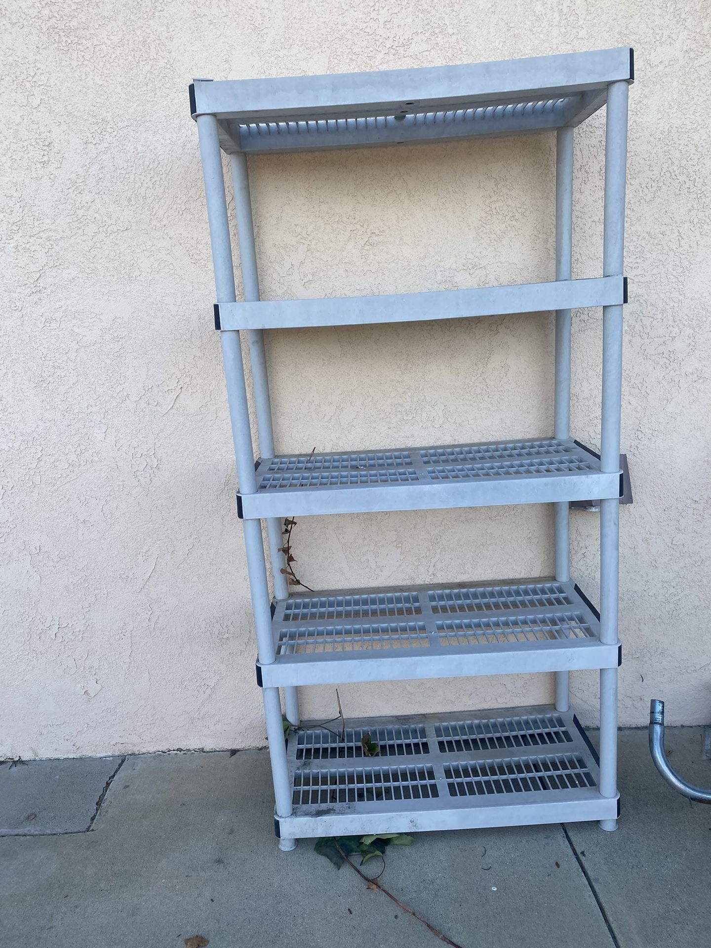 White Storage Garage Shelves