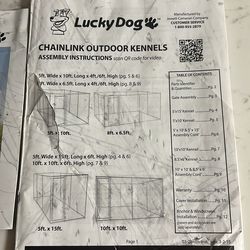 Chain link kennel