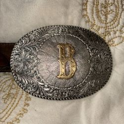 Sterling Silver Belt Buckle